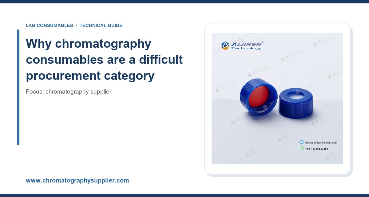 Why chromatography consumables are a difficult procurement category