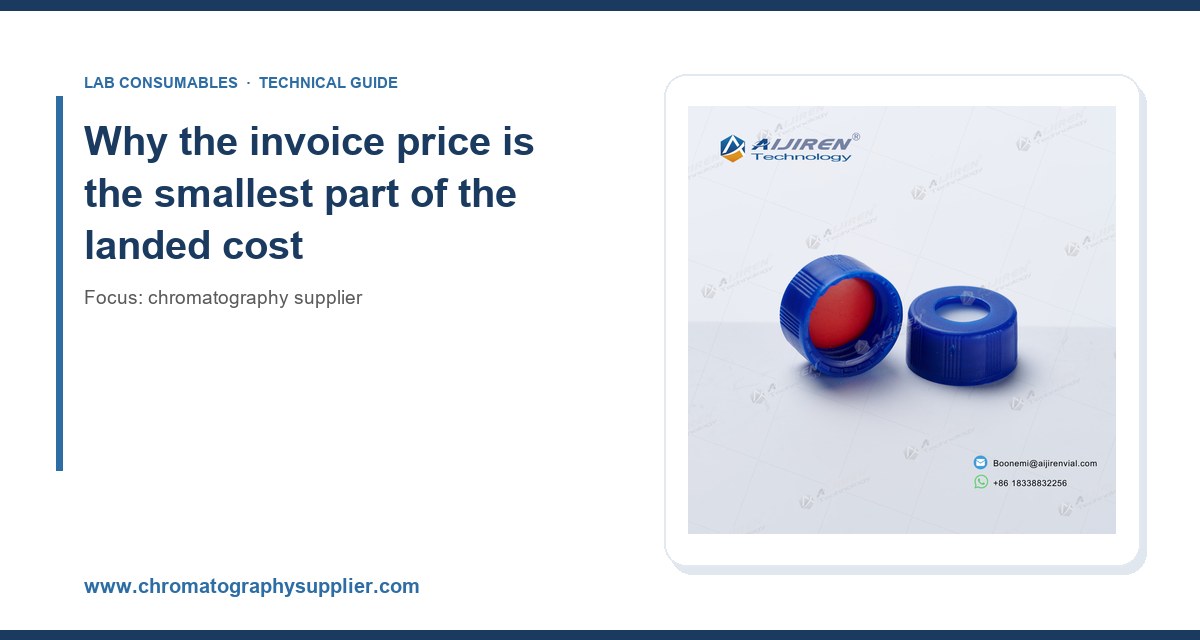 Why the invoice price is the smallest part of the landed cost